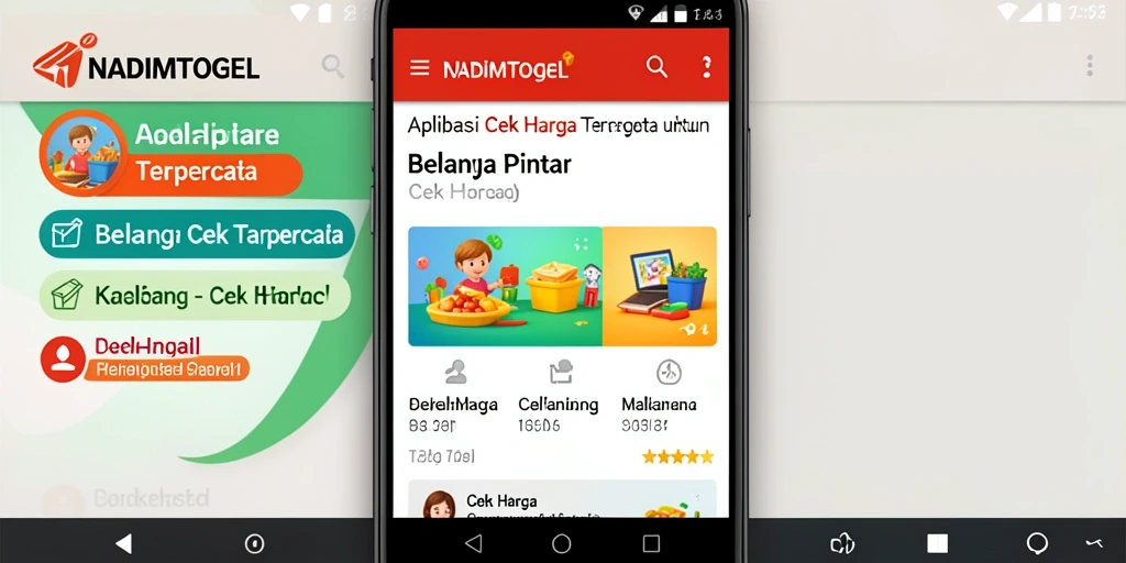 Antarmuka NADIMTOGEL yang sederhana dan fungsional untuk Cek Harga.